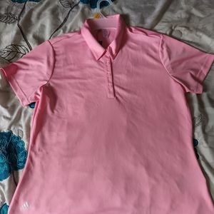 Adidas Pink Polo Shirt